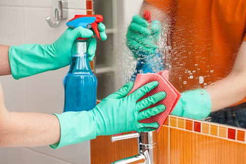 Cleaning supplies used for stain removal methods
